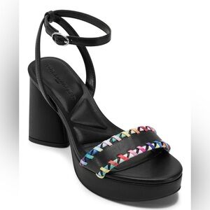 KARL LAGERFELD Haden Ankle Strap
Platform Sandal size 8